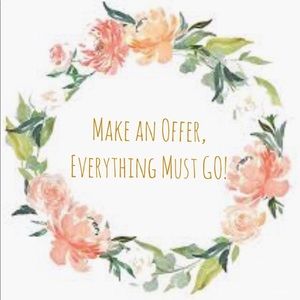 All reasonable offers accepted🌸
